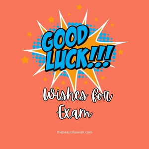 all the best for exams