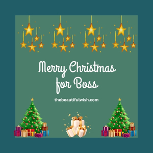 christmas card for boss
