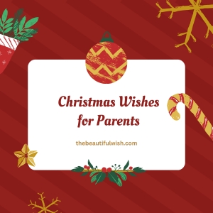 christmas card message for parents