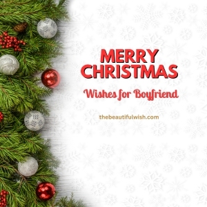 christmas message for boyfriend